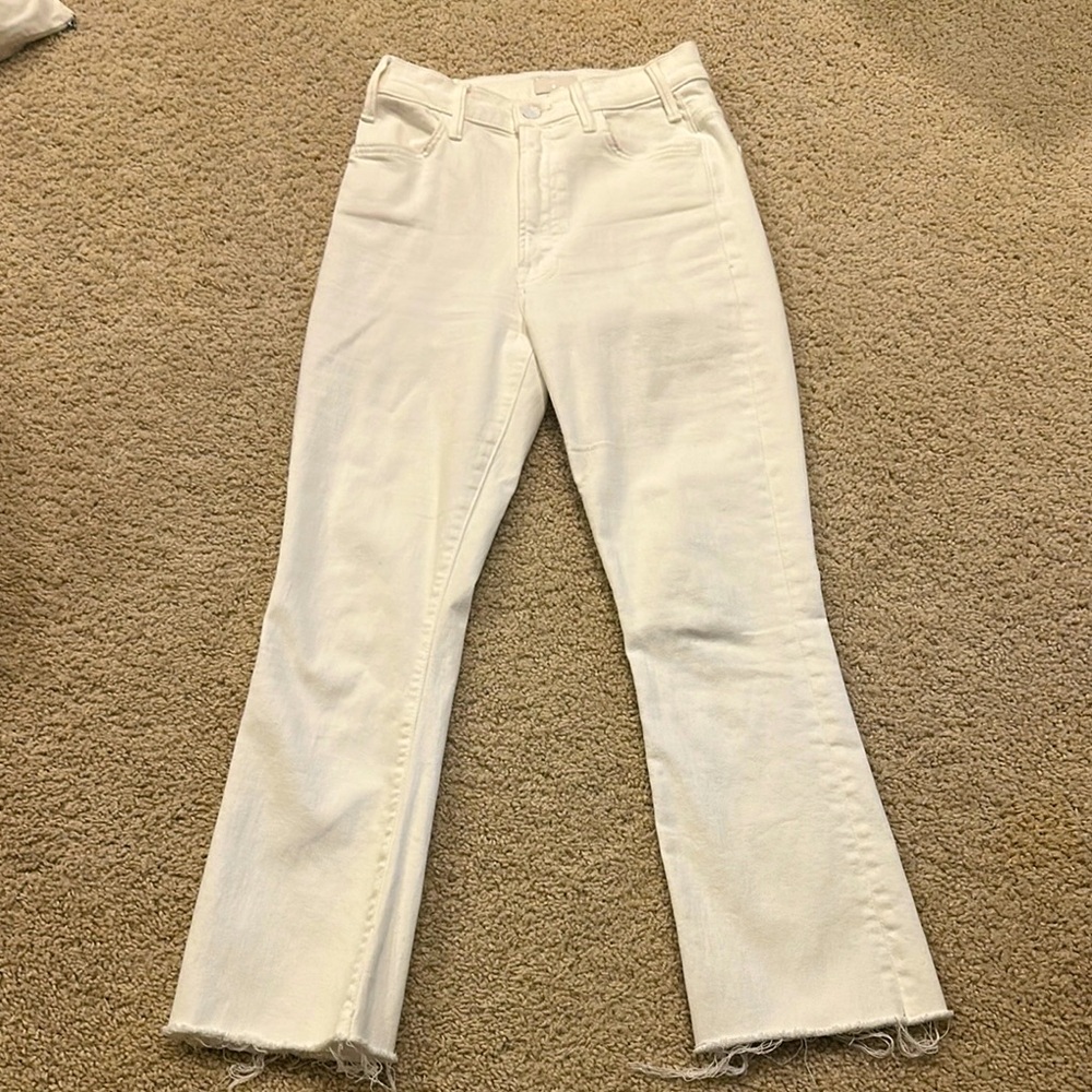 Mother The Hustler High Rise Ankle Jeans